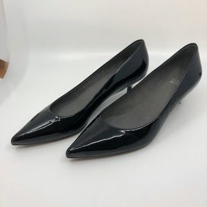 Stuart Weitzman Black Patent Leather Pump